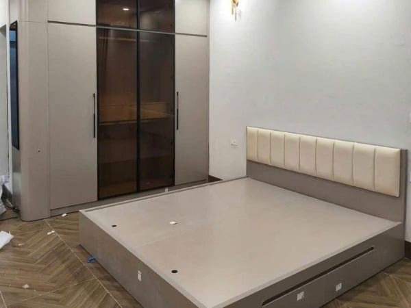 Combo phòng ngủ giường + tủ kính