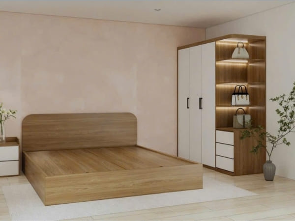 Combo giường và tủ 